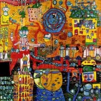 Hundertwasser 30 Days Fax Painting Hand Painted Reproduction