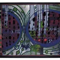 Hundertwasser A Rainy Day On The Regentag Hand Painted Reproduction