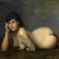 Jean-leon Gerome Nu - Emma Dupont 1876 Hand Painted Reproduction
