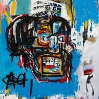 Jm Basquiat Untitled 1982 - Sales Record Hand Painted Reproduction