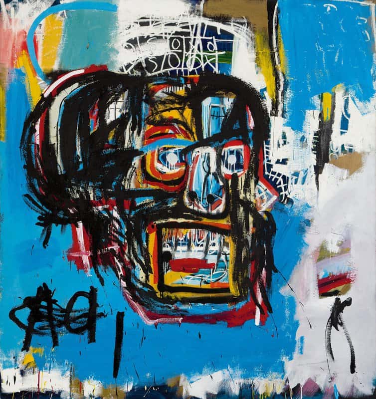 Jm Basquiat Untitled 1982 - Sales Record Hand Painted Reproduction museum quality