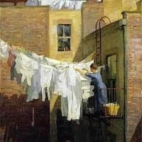 John Sloan A Woman S Work 1912 Hand Painted Reproduction