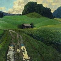 Josef Stoitzner After Rain 1925 Hand Painted Reproduction