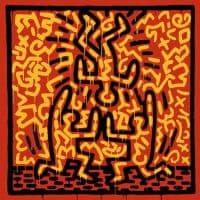 Keith Haring Celebration Hand Painted Reproduction