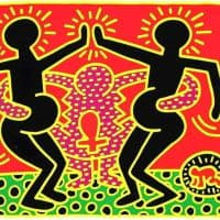 Keith Haring Fertility 4 Hand Painted Reproduction