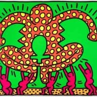 Keith Haring Fertility 5 Hand Painted Reproduction