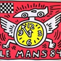Keith Haring Le Mans 84 Hand Painted Reproduction