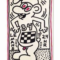 Keith Haring Le Mans Hand Painted Reproduction