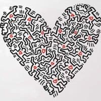 Keith Haring Love It All Hand Painted Reproduction