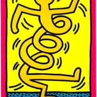 Keith Haring Montreux Hand Painted Reproduction