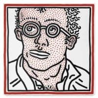Keith Haring Self-portrait Hand Painted Reproduction