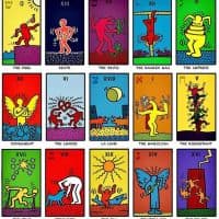 Keith Haring Tarot Cards Hand Painted Reproduction
