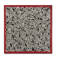 Keith Haring Untitled 1986 Acrylic On Canvas Hand Painted Reproduction