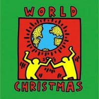 Keith Haring World Christma Hand Painted Reproduction