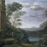 Landscape With Ascanius Shooting The Stag Of Sylvia - Landscape By Claude Lorrain
