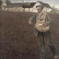 Laurits Andersen Ring The Sower 1910 Hand Painted Reproduction