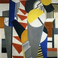Leger Composition - 1918 Hand Painted Reproduction