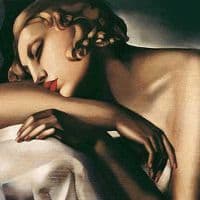 Lempicka The Sleeper Hand Painted Reproduction
