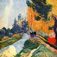 Les Alyscamps - Landscape By Paul Gauguin