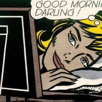 Lichtenstein Good Morning Darling Hand Painted Reproduction