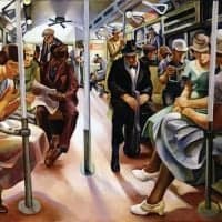 Lily Furedi Subway - 1934 Hand Painted Reproduction