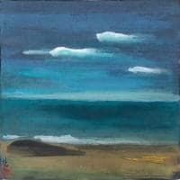 Lin Fengmian Seascape 1980 Hand Painted Reproduction