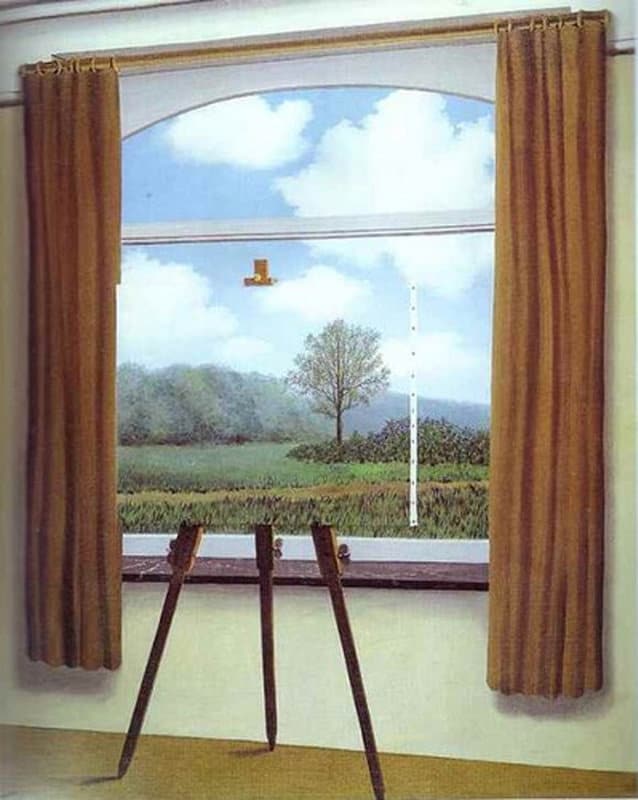 Magritte The Human Condition - Version 2 Hand Painted Reproduction museum quality