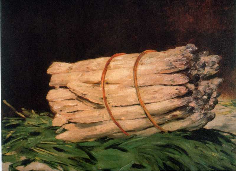 Manet Asparagus Hand Painted Reproduction museum quality