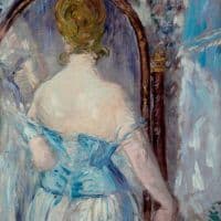 Manet Before The Mirror Hand Painted Reproduction