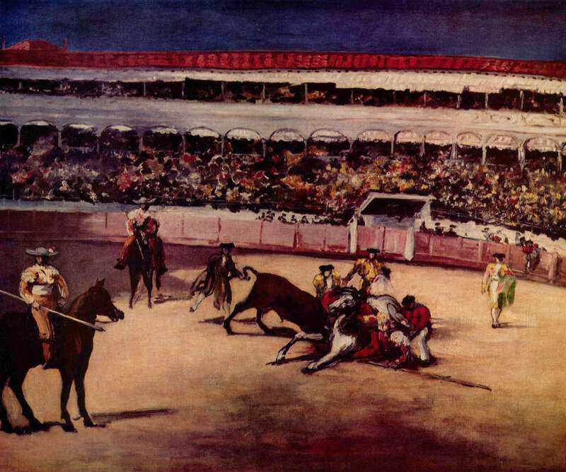 Manet Bullfight Hand Painted Reproduction museum quality