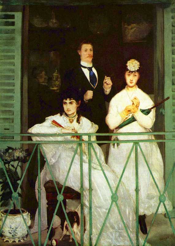 Manet The Balcony Hand Painted Reproduction museum quality
