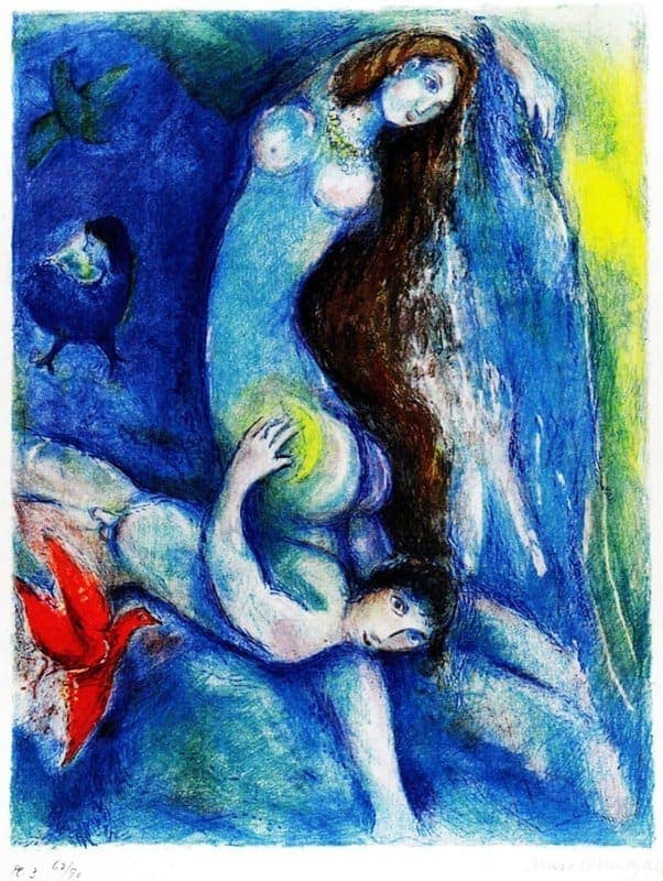Marc Chagall A Thousand And One Nights Hand Painted Reproduction museum quality