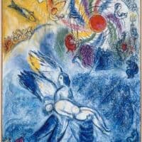 Marc Chagall Creation Of Man Hand Painted Reproduction