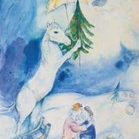 Marc Chagall Fantaisie De Noel - 1937 Hand Painted Reproduction