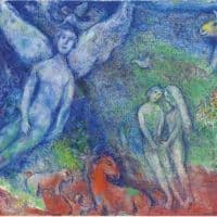 Marc Chagall Le Paradis Hand Painted Reproduction