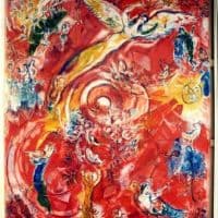 Marc Chagall Le Triomphe De La Musique Hand Painted Reproduction