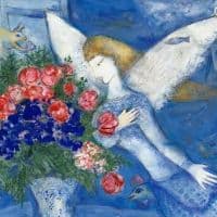 Marc Chagall The Blue Angel 1930 Hand Painted Reproduction