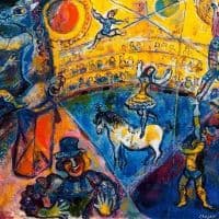 Marc Chagall The Circus Hand Painted Reproduction