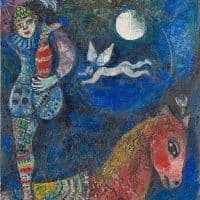 Marc Chagall The Circus Rider Hand Painted Reproduction