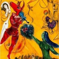 Marc Chagall The Dance - 1951 Hand Painted Reproduction
