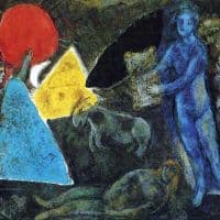Marc Chagall The Myth Of Orpheus 1977 Hand Painted Reproduction