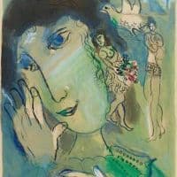 Marc Chagall The Poet Hand Painted Reproduction
