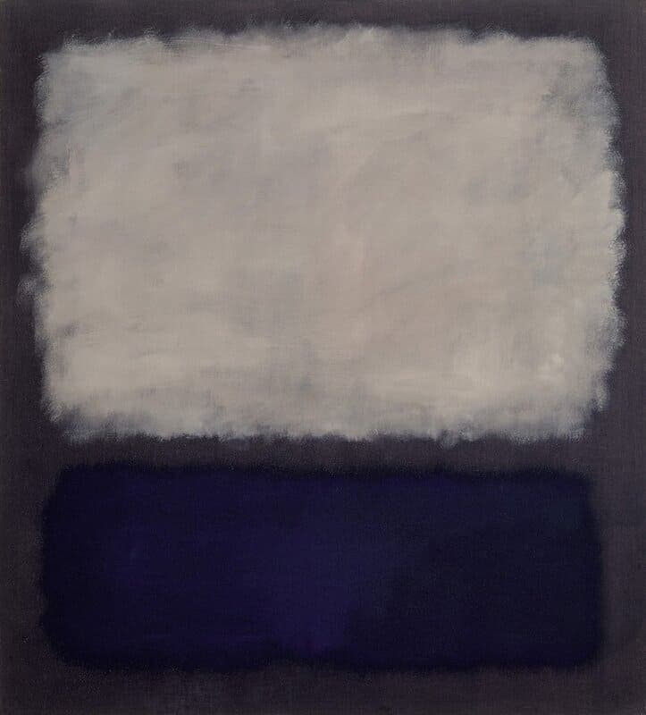 Mark Rothko Blue And Gray 1962 Hand Painted Reproduction museum quality