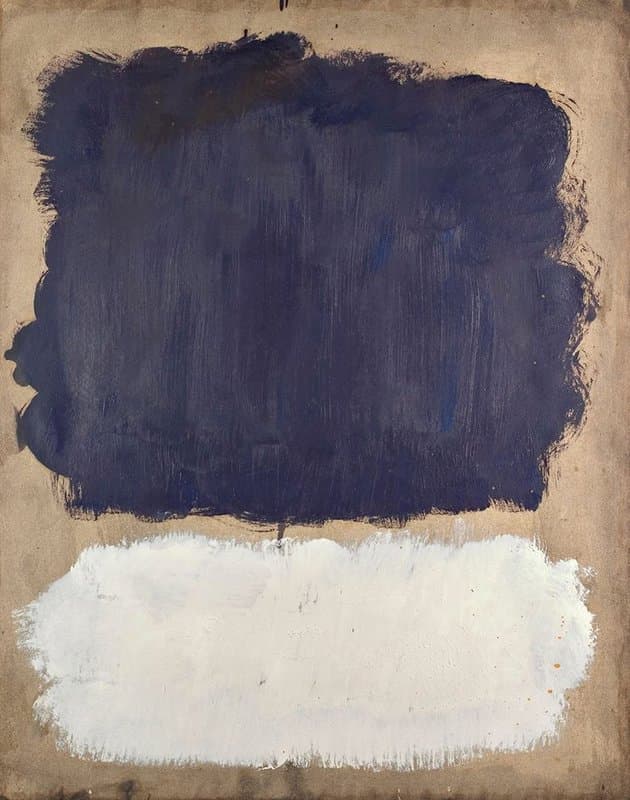 Mark Rothko Gray White Purple 1960 Hand Painted Reproduction museum quality