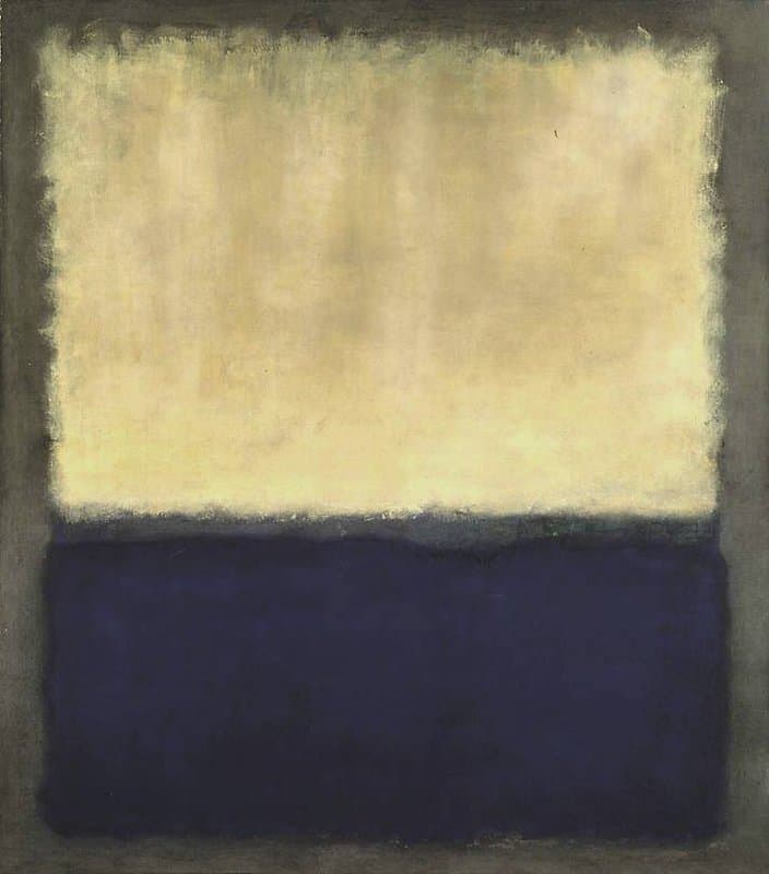 Mark Rothko Light Earth And Blue 1954 Hand Painted Reproduction museum quality