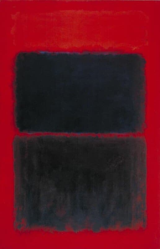 Mark Rothko Light Red Over Black 1957 Hand Painted Reproduction museum quality