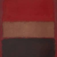 Mark Rothko No. 46 Black Ochre Red Over Red 1957 Hand Painted Reproduction