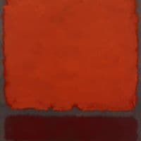 Mark Rothko Orange Red And Red 1962 Hand Painted Reproduction