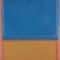 Mark Rothko Untitled Red Blue Orange 1955 Hand Painted Reproduction