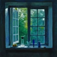 Mats Rydstern The Window Hand Painted Reproduction